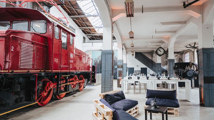 Bahnpark mit Industrieflair Bahnpark mit Industrieflair