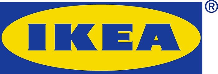 Logo IKEA, Sponsor der Künstlergarderoben im Kongress am Park Augsburg