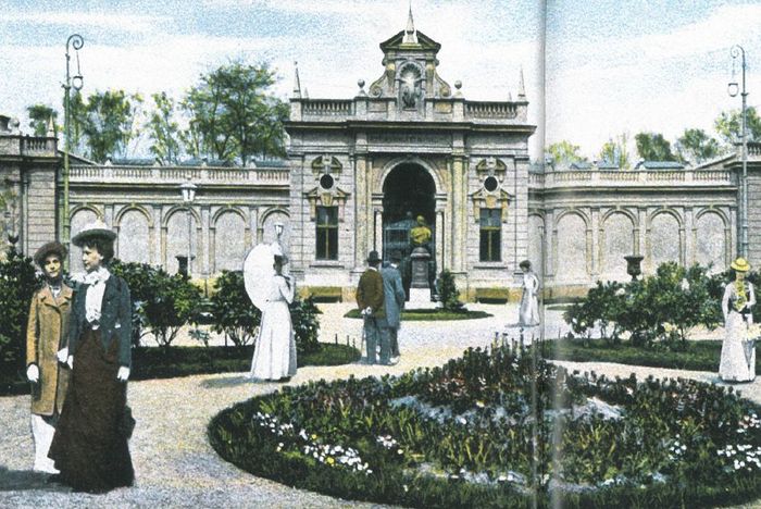 Stadtgarten anno 1900 - heute Kongress am Park Augsburg